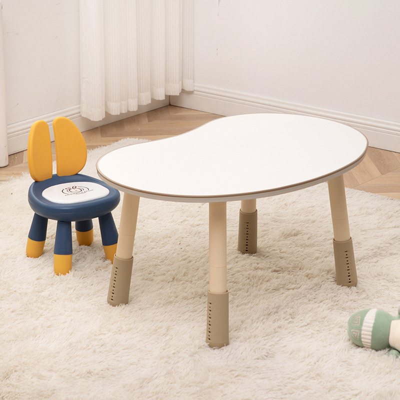 Adjustable Retractable Baby Early Education Furniture Painting Study Tables For Kids