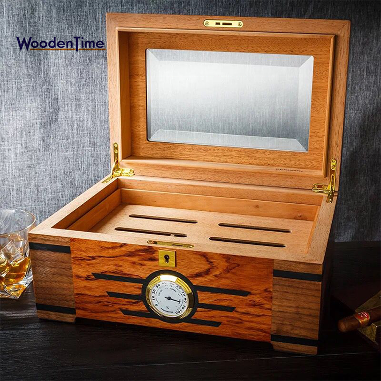 Big Discount Luxury Spanish Cedar Wooden Humidor,Cigar Box