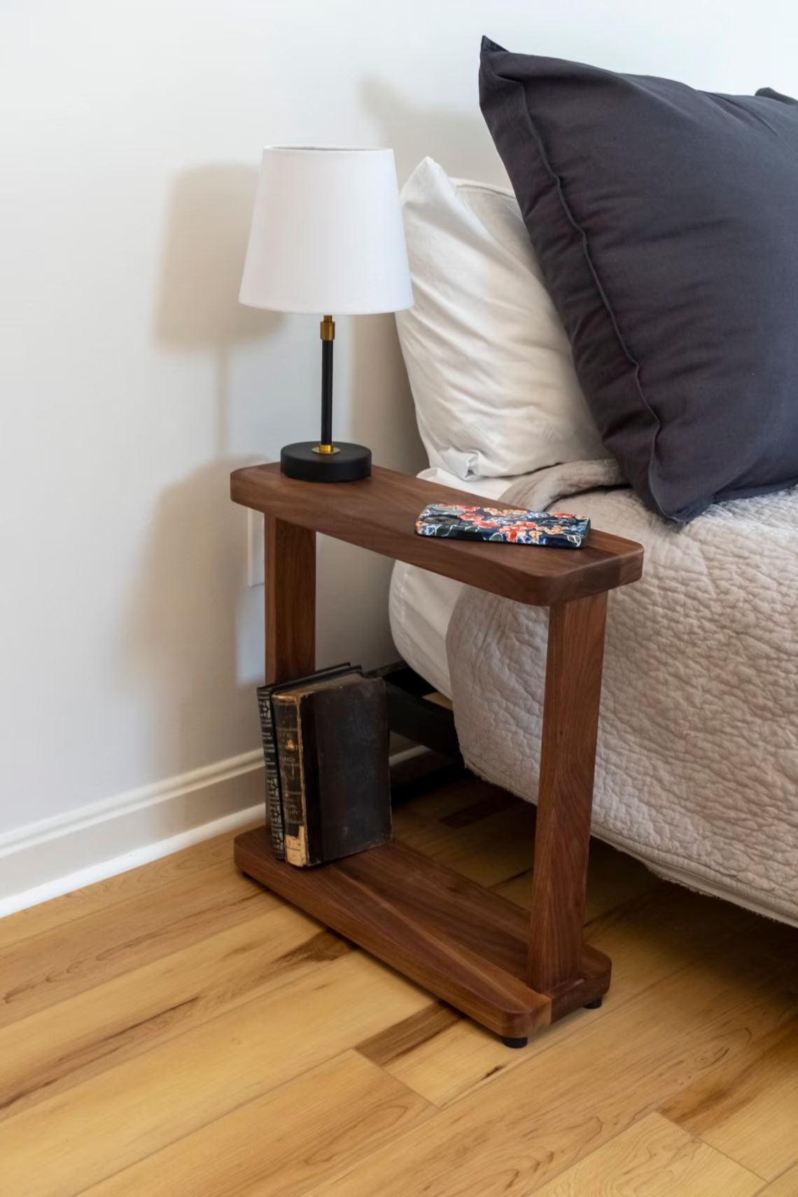 Narrow Hardwood Side Table Skinny  Natural Hardwood Furniture The Original Narrow Table Design Side Tables