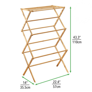 clothes drying rack - Bamboo Wooden clothes rack heavy duty cloth drying stand Bamboo Wooden Clothes Rack For Sale