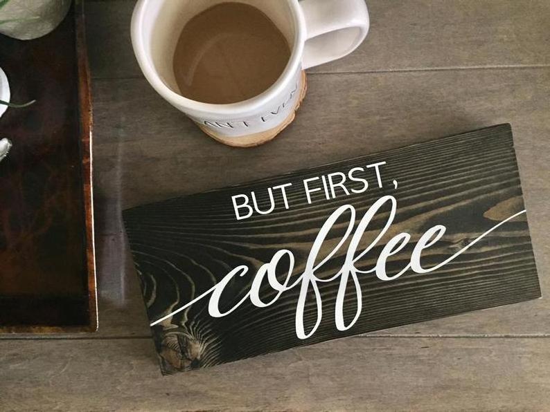 Coffee Sign|Coffee Bar Sign | Kitchen Wall Decor Sign