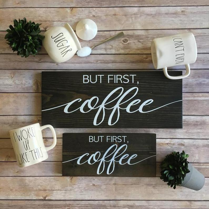 Coffee Sign|Coffee Bar Sign | Kitchen Wall Decor Sign