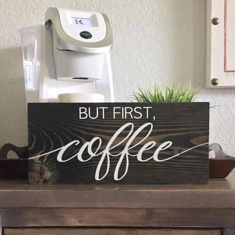 Coffee Sign|Coffee Bar Sign | Kitchen Wall Decor Sign