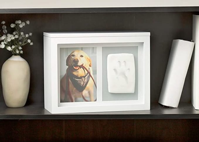 Custom-made Wholesale Personalized Cherry Finish MDF Wood Human Urn Wooden Pet Urns with Photo Frame For Ashes