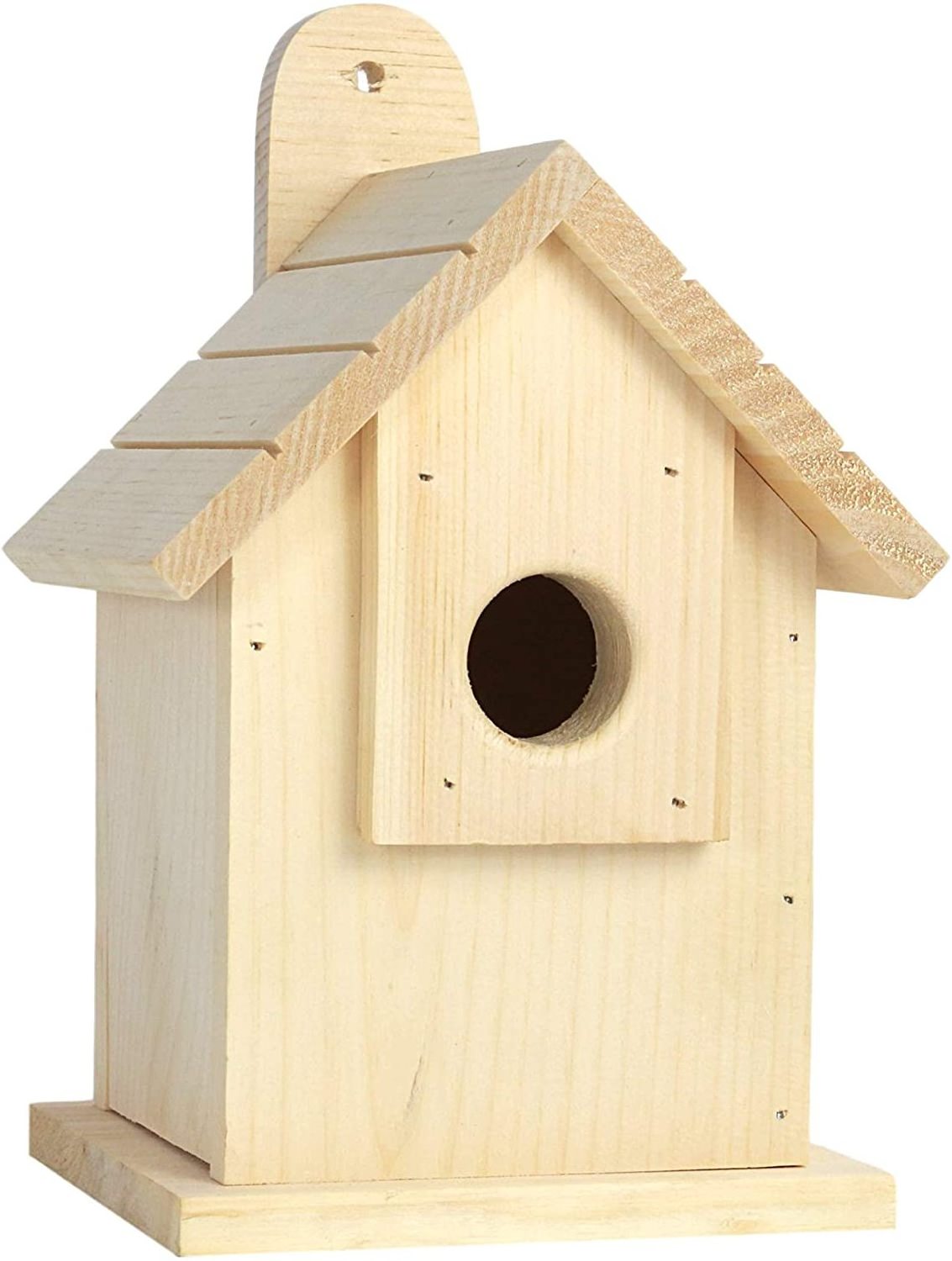 Handmade Garden Patio Decorative Bird Nest Hut for Wren Robin Sparrow Hummingbird Finch wooden bird house