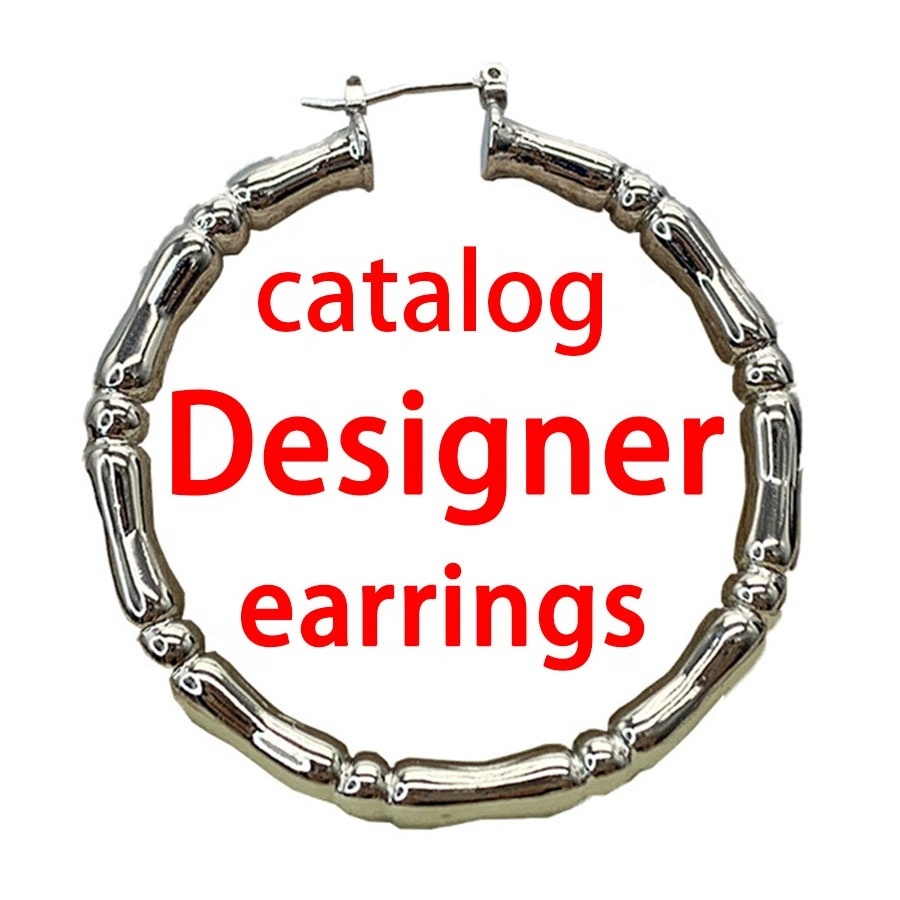 Designer Jewelry Stainless Steel Wholesale Inspired Designer Earrings Women Luxury Jewelry