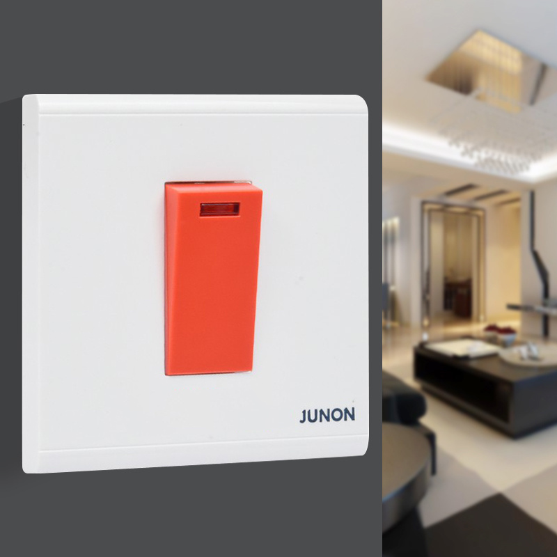 JUNON High Quality Switch Socket Water Heater Switch 20A DP switch