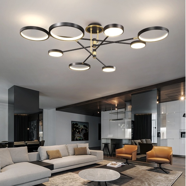 Factory direct sales personality creative living room chandelier modern bedroom dining room chandelier