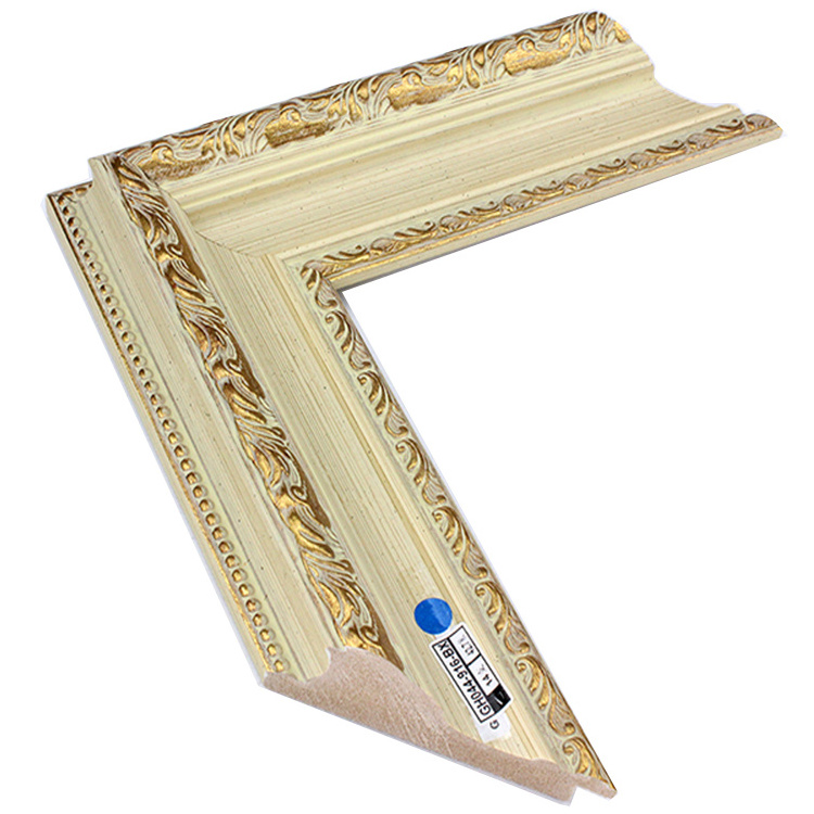 Wholesale Vintage Style Polystyrene PS Mirror Picture Photo Frame Mouldings