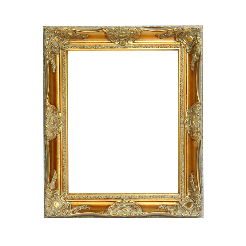 Custom Antique Frame Baroque Gold Picture Frame Wood Painting Frame