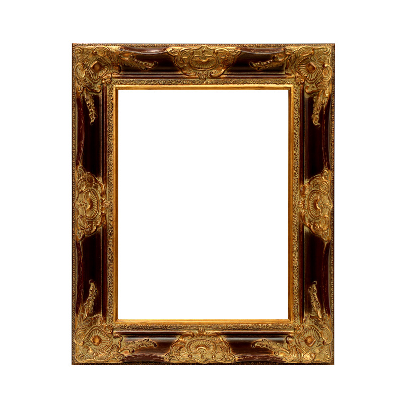 Custom Antique Frame Baroque Gold Picture Frame Wood Painting Frame