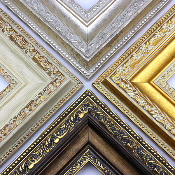 Wholesale Vintage Style Polystyrene PS Mirror Picture Photo Frame Mouldings