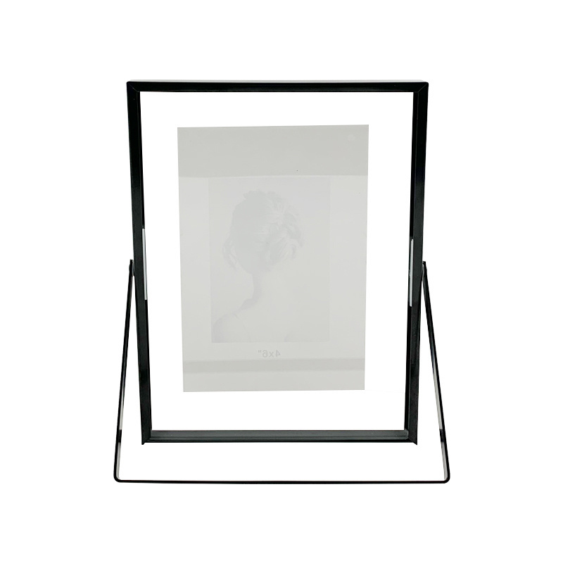 Novel Design Metal Glass Picture Floating Frame Photo Home Decor