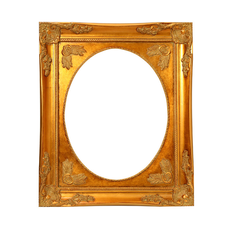 Custom Antique Frame Baroque Gold Picture Frame Wood Painting Frame