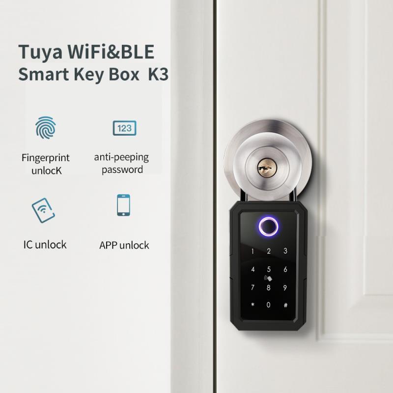 smart door lock key box