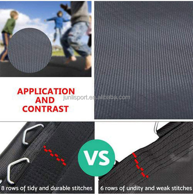 Custom High Elasticity Water UV treated  PP 12ft Trampoline outdoor Replacement Mat for trampolines