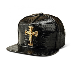 Customized fashionable Cross hip hop flat snapback hiphop baseball hat