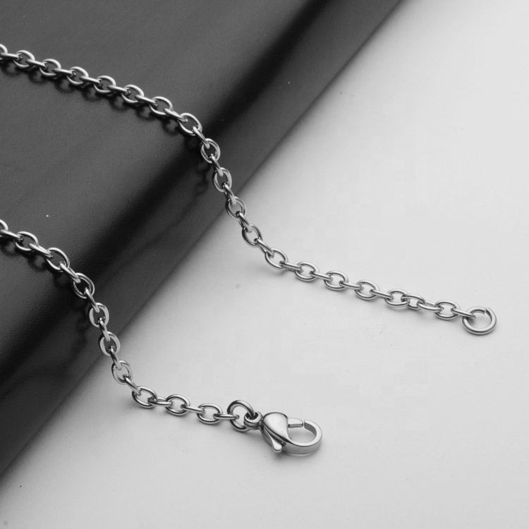 DIY Jewelry 1.6mm chains wholesale stainless steel necklace jewelry single necklace chain for pendant O Link DIY Accessory New