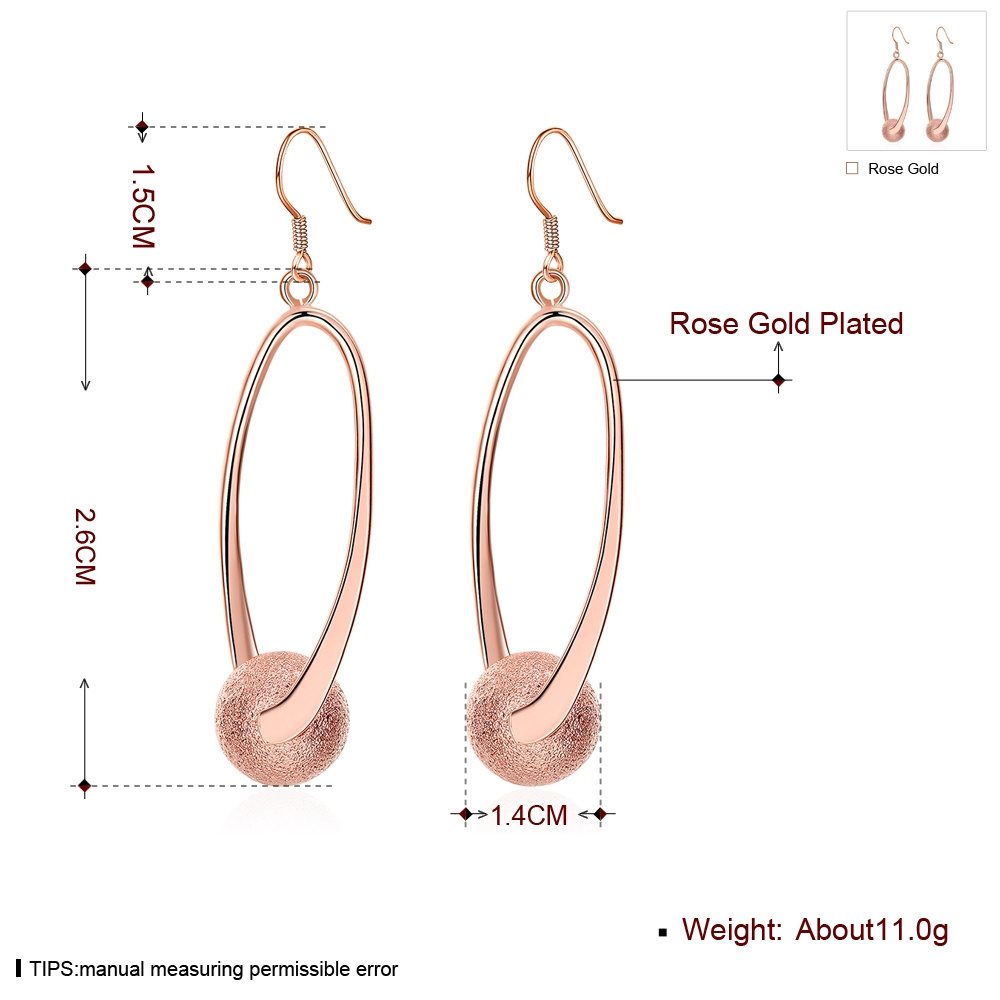 best-selling saudi arabia gold earrings Grind arenaceous gold ball earrings