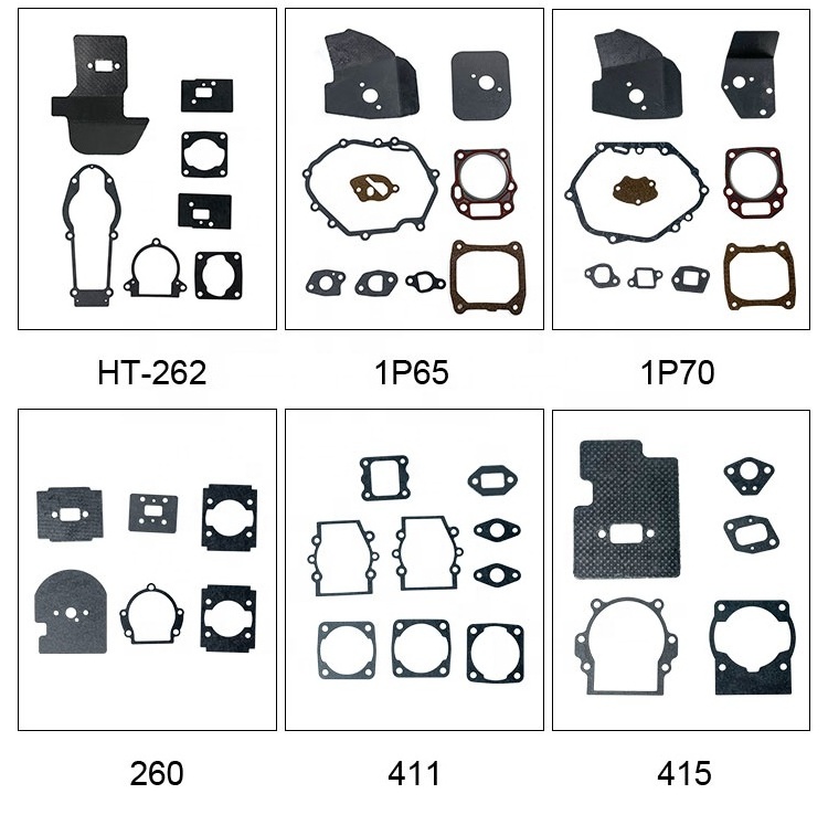 JUNMA 168F Factory die cut silicone custom rubber square o-ring automotive engine head full gasket kits seals oem customized