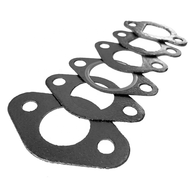 JUNMA composite material flange Flexible exhaust manifold graphite engine gasket