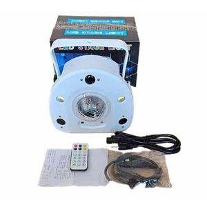 Water Pattern Gobo Strobe Laser 4 in 1 Led DJ Disco Stage Effect Light