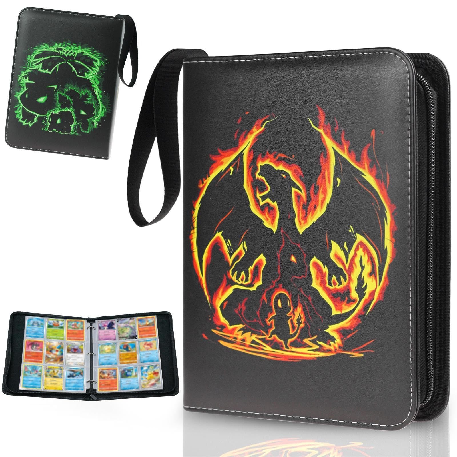 9 Pockets Card Binder for Trading Cards 900 Cards Binder, Compatible with MTG Cards, Waterproof Card Storage Bag with Sleeves