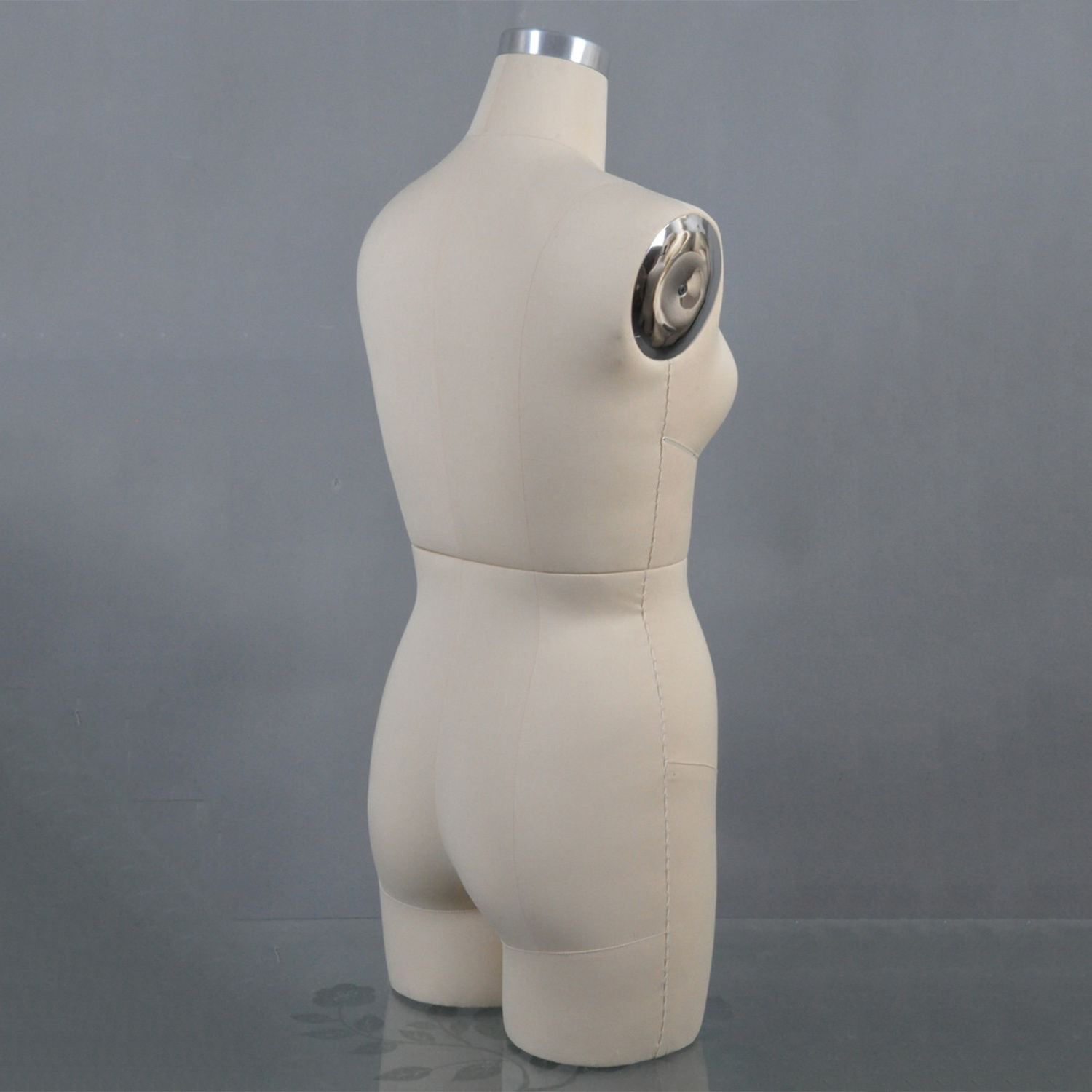 High quality of Jumei female upper body dress form torso dummy for underwear makers mannequin clothes display fiberglass body