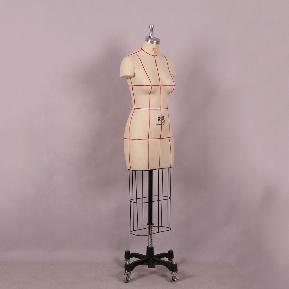 Professional Female Half Body Dress Form w/ Collapsible Shoulders and Removable stub arms  For Dressmaker Sewing Tailor