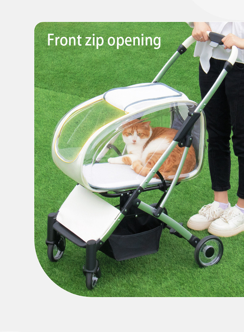 fashion movable fold light weight ibiyaya pet stroller luxury dog prams pet strollers