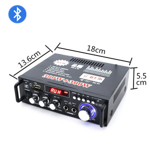 Buy mini hifi home theater karaoke integrated stereo speaker bass 2 channel class d car sound amplificador power audio amplifier