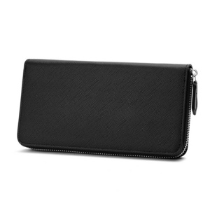 New Arrival Black Saffiano Leather Mens Card Holders Woman Wallets Ladies Clutch Custom Handbags