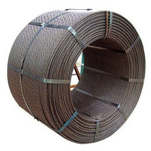 High Carbon 7 Wire 9 53mm Low Relaxation Post Tensioned Cable Pc Steel Strand