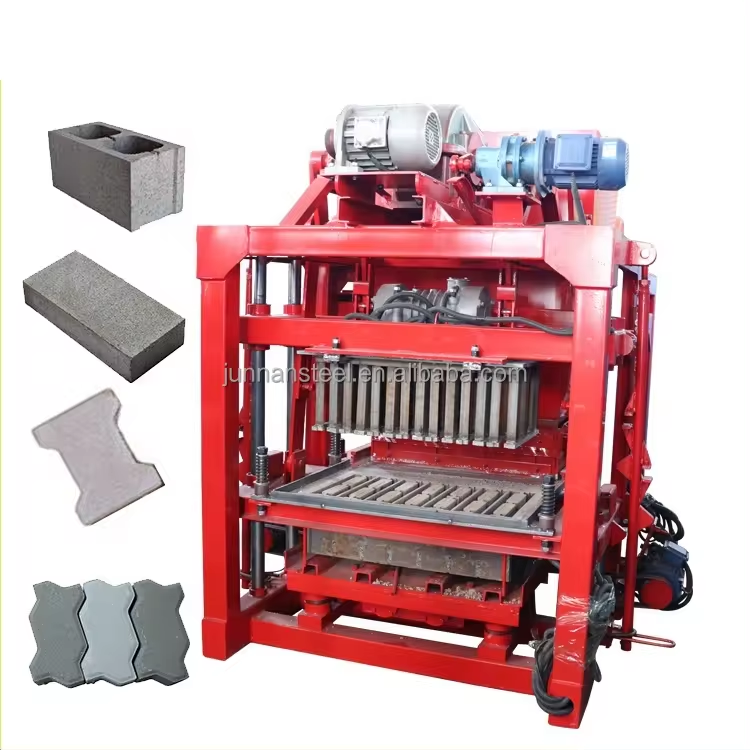 Cheap price brick making machine with free mold and video tutorial