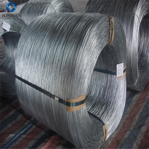 Coated Galvanizad Binding Wire/ Hot Dipped Galvanized Iron Pvc Packaging Cutting Galvanized Steel Wire Cable 6mm 7 Mm Q1 95 Aisi