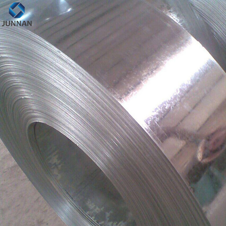 Tape Coil Galvanization Steel Strip / Steel Silver Industry Hot Rolled Galvanized Strip 0.35 X 64 Smooth Galvanized Q235 40-180g