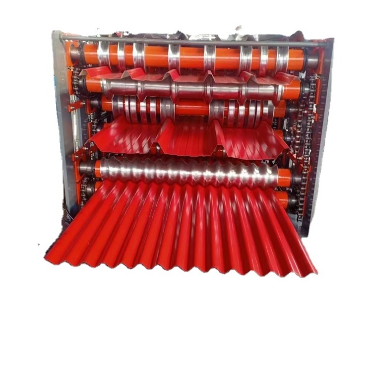 tile corrugate steel roofing sheets making machine roll forming