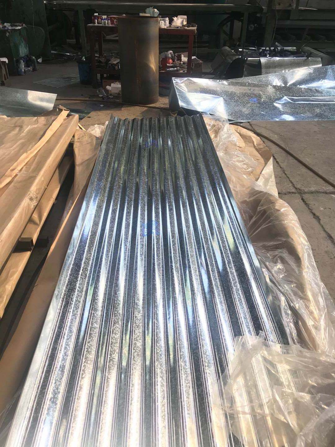 28 gauge curve zinc/aluzinc coated corrugated steel roofing sheets