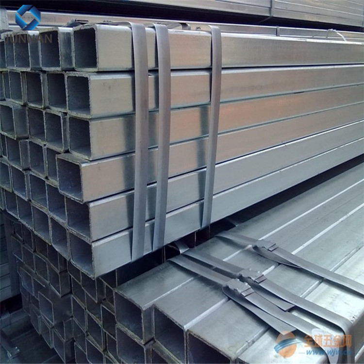 JUNNAN tangshan manufacturer 700*700 Galvanized square rectangular steel tube/pipe