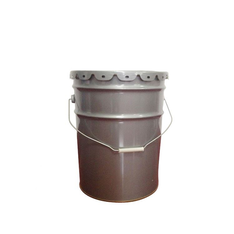 Customized 20 Liter Conical Stainless Steel Paint Buckets with Metal Handle and Flower Lid