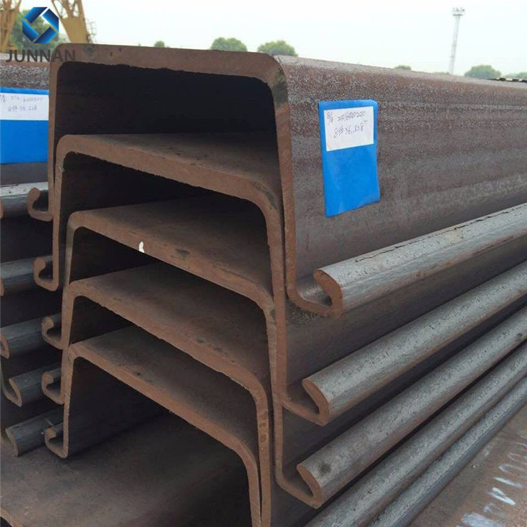 Building Material U-Shaped Steel Sheet Pile for River