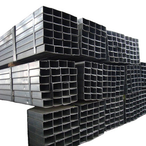 Black iron pipe annealed furniture steel  pipe