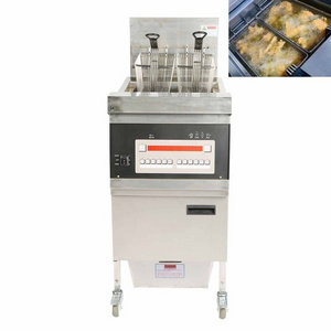 Deep Fryer Oil Filter Machine With Factory Price | KFC Commercial Broasted Turkey Open Fryer (CE & Manufacturer)