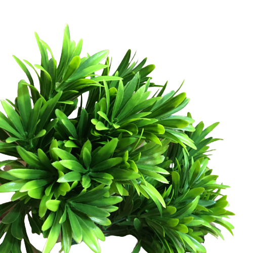 30cm Green Artificial Yacca wall Plants Greenery Branch Artificial Grass For Wedding  Decorative Plants Indoor