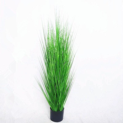 China Plastic Green Artificial Reed Grass Plant For Home and Hotel Indoor Decoration