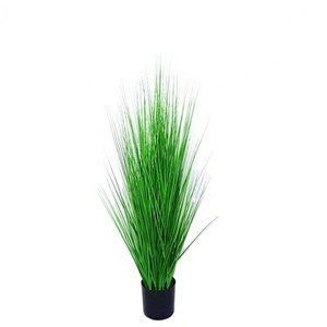 China Plastic Green Artificial Reed Grass Plant For Home and Hotel Indoor Decoration