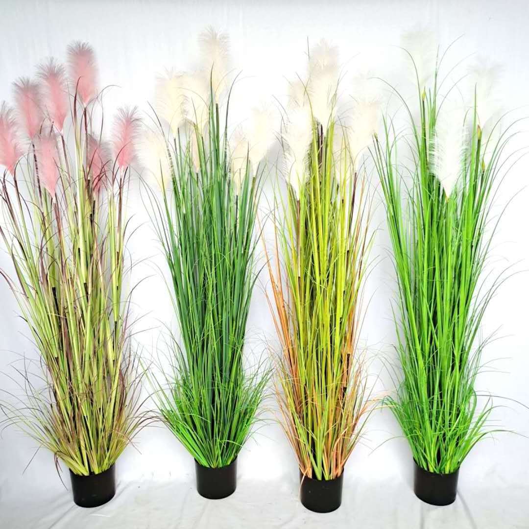 China Wholesale customized artificial plants home decor potted reed grass