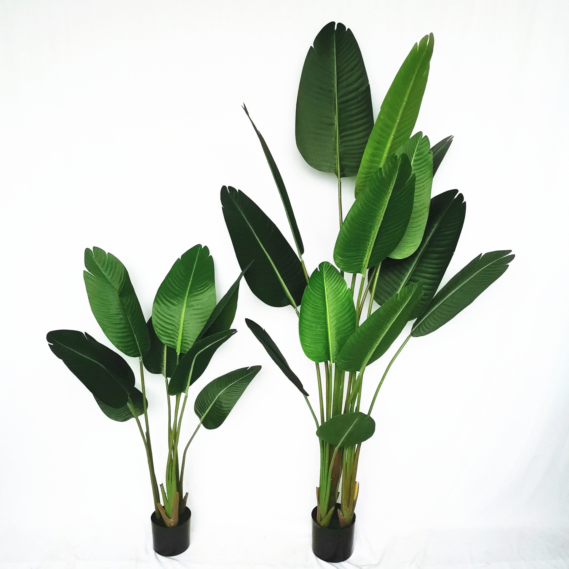 Wholesale Bonsai Tree Artificial Traveler's Banana Plants in Pots for Home Decor Indoor