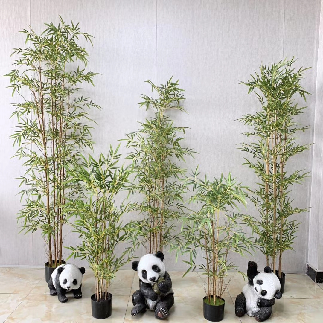 Nearly Natural Real Bamboo Pole Artificial Plants Bonsai Bamboo