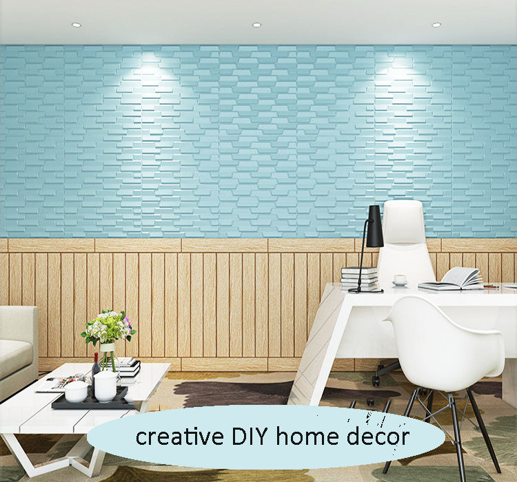 XPE foam 3d interior brick wall panels popular cheap wallpaper 3d for home decoration